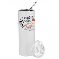 Pumpkin Spice Breast Milk Latte Please Stainless Steel Tumbler