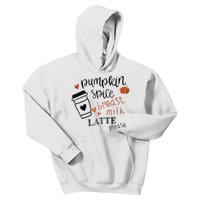 Pumpkin Spice Breast Milk Latte Please Kids Hoodie