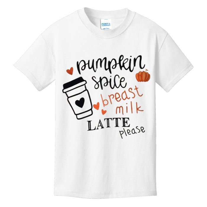 Pumpkin Spice Breast Milk Latte Please Kids T-Shirt