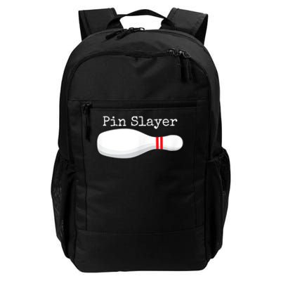 Pin Slayer Bowling Funny Graphic Strikes Turkeys Daily Commute Backpack