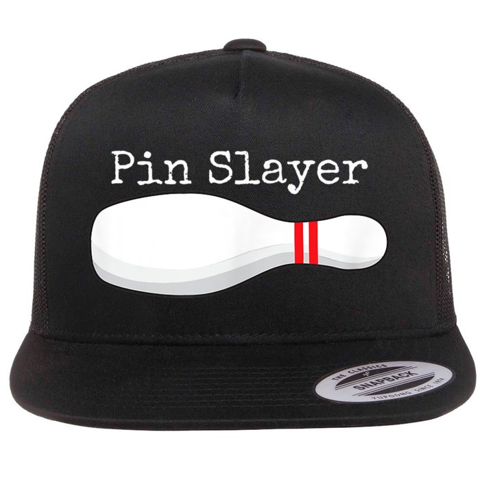 Pin Slayer Bowling Funny Graphic Strikes Turkeys Flatbill Hat
