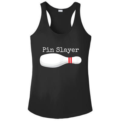 Pin Slayer Bowling Funny Graphic Strikes Turkeys Ladies PosiCharge Competitor Racerback Tank