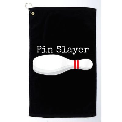 Pin Slayer Bowling Funny Graphic Strikes Turkeys Golf Towel