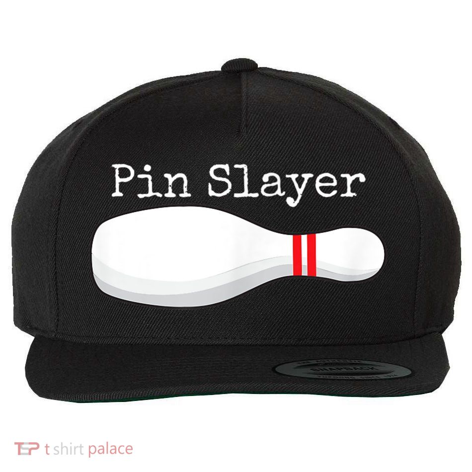 Pin Slayer Bowling Funny Graphic Strikes Turkeys Wool Snapback Cap