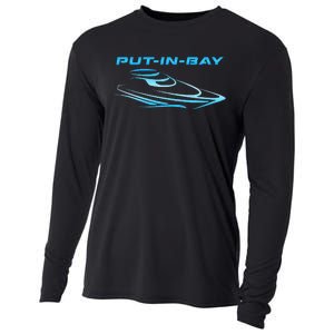 PutInBay South Bass Island Ohio Party Cove Boating Skiing Cooling Performance Long Sleeve Crew