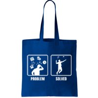 Problem Solved Badminton Player Badminton Sports Shuttlecock Gift Tote Bag