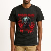 Problem Solved Bloody Hands Costume Clown Halloween Tall T-Shirt