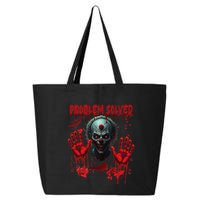 Problem Solved Bloody Hands Costume Clown Halloween 25L Jumbo Tote