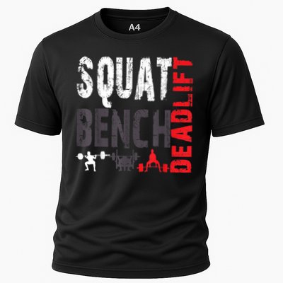 Powerlifting, Squat, Bench, Deadlift, Weightlifting Gift Performance Shirt