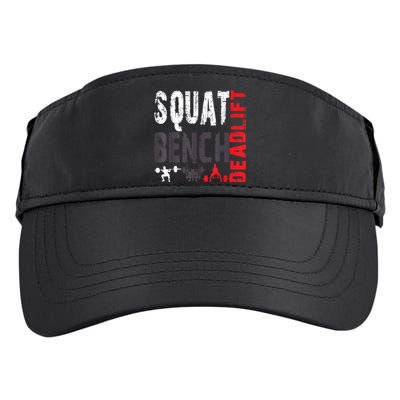 Powerlifting, Squat, Bench, Deadlift, Weightlifting Gift Adult Drive Performance Visor