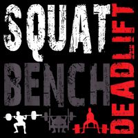 Powerlifting, Squat, Bench, Deadlift, Weightlifting Gift Drawstring Bag