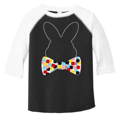 Proud Support Bunny Rabbit Bow Tie Holiday Fun Toddler Fine Jersey T-Shirt