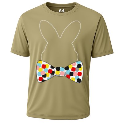 Proud Support Bunny Rabbit Bow Tie Holiday Fun Performance Shirt