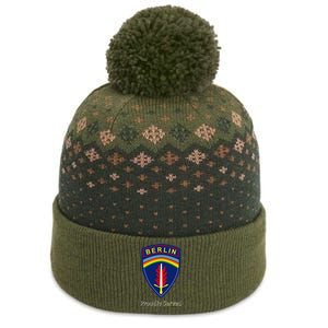 Proudly Served Berlin Brigade The Baniff Cuffed Pom Beanie