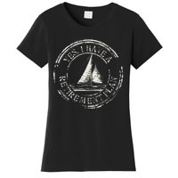 Plain Sailing Boat Retirement Plan Gift Design Idea Women's T-Shirt