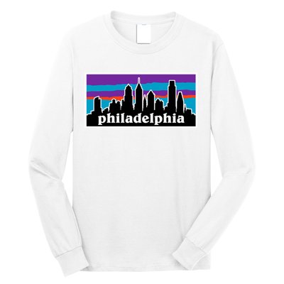 Philadelphia Skyline Baseball Philadelphia City Vintage Phill Long Sleeve Shirt