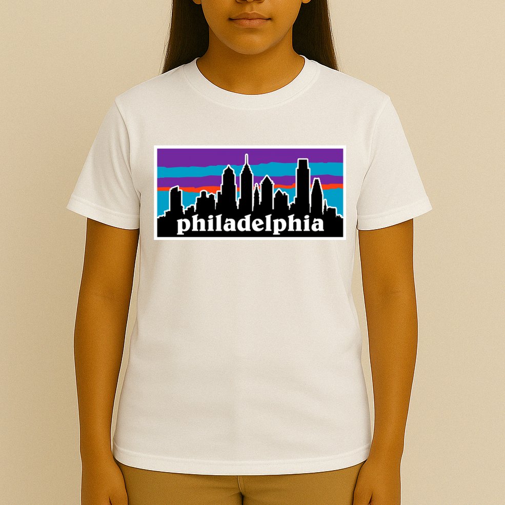 Philadelphia Skyline Baseball Philadelphia City Vintage Phill T-Shirt