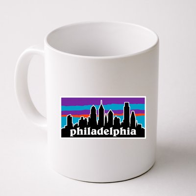 Philadelphia Skyline Baseball Philadelphia City Vintage Phill Mug