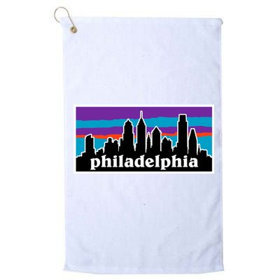 Philadelphia Skyline Baseball Philadelphia City Vintage Phill Golf Towel