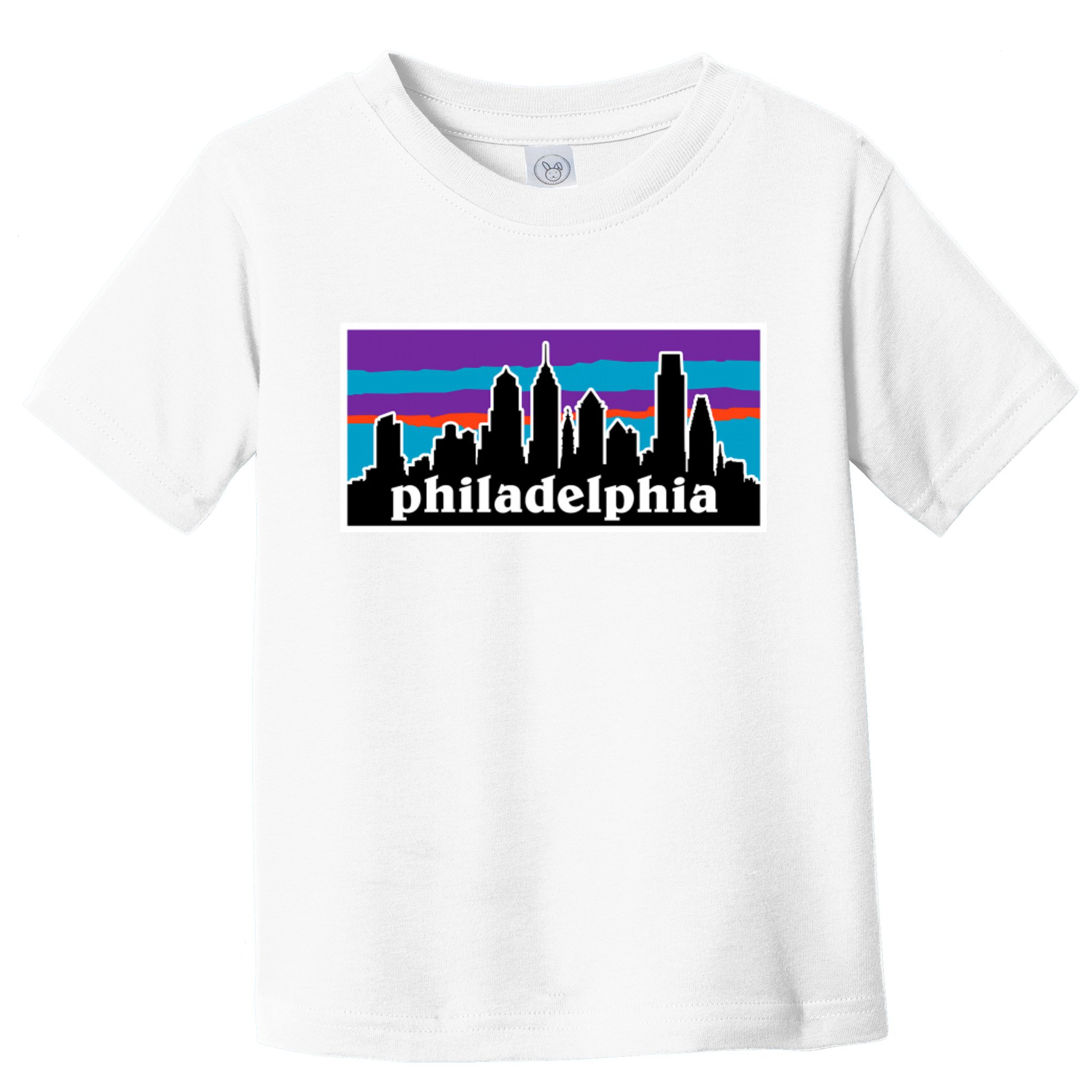 Philadelphia Skyline Baseball Philadelphia City Vintage Phill Toddler T-Shirt