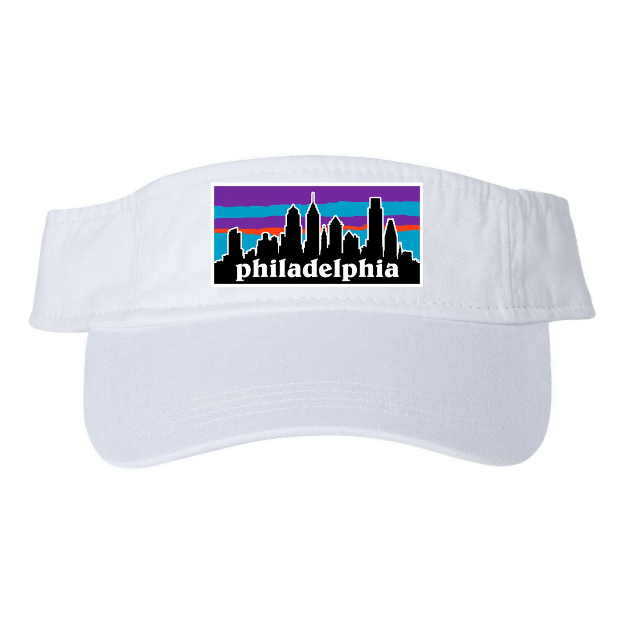 Philadelphia Skyline Baseball Philadelphia City Vintage Phill Visor