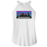 Philadelphia Skyline Baseball Philadelphia City Vintage Phill Women’s Perfect Tri Rocker Tank