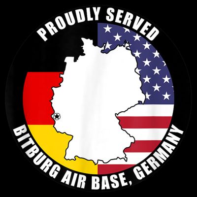 Proudly Served Bitburg Air Base Germany Military Veteran T-Shirt
