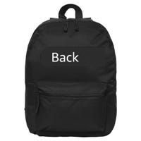 Pitbull Some Best Friends Never Say A Word (On Back) 16 in Basic Backpack