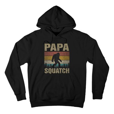 Papa Squatch Bigfoot Papa Sasquatch Yeti Family Hoodie