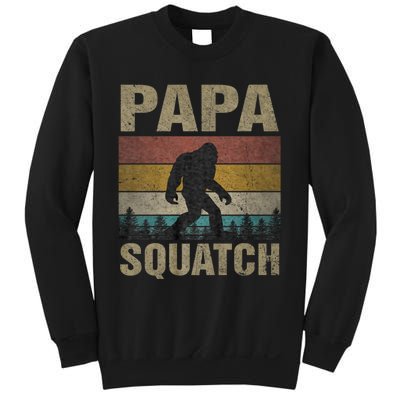 Papa Squatch Bigfoot Papa Sasquatch Yeti Family Sweatshirt