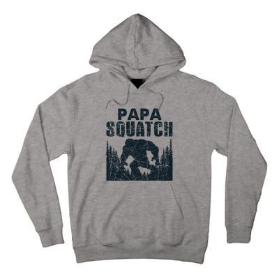 Papa Squatch Bigfoot Dad Fathers Day Tall Hoodie