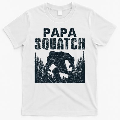Papa Squatch Bigfoot Dad Fathers Day T-Shirt