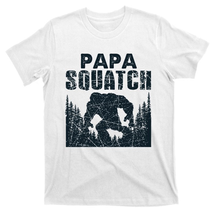 Papa Squatch Bigfoot Dad Fathers Day T-Shirt