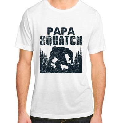 Papa Squatch Bigfoot Dad Fathers Day Adult ChromaSoft Performance T-Shirt