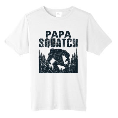 Papa Squatch Bigfoot Dad Fathers Day Tall Fusion ChromaSoft Performance T-Shirt