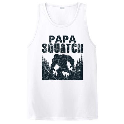 Papa Squatch Bigfoot Dad Fathers Day PosiCharge Competitor Tank