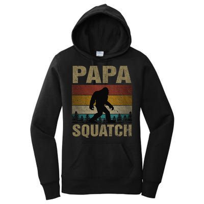 Papa Squatch Bigfoot Papa Sasquatch Yeti Family Women's Pullover Hoodie