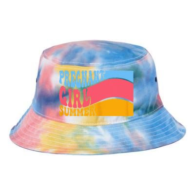 Pregnant Summer Baby Announcement Pregnancy Reveal Tie Dye Newport Bucket Hat