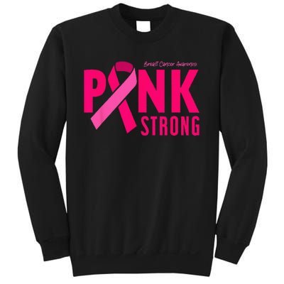 Pink Strong Breast Cancer Awareness Sweatshirt