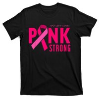 Pink Strong Breast Cancer Awareness T-Shirt