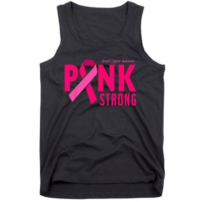 Pink Strong Breast Cancer Awareness Tank Top