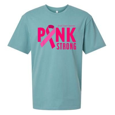 Pink Strong Breast Cancer Awareness Sueded Cloud Jersey T-Shirt