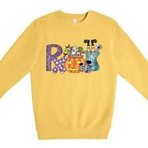 Pharmacy Squad Boo Crew Pharmacist Pharmacy Tech Halloween Premium Crewneck Sweatshirt