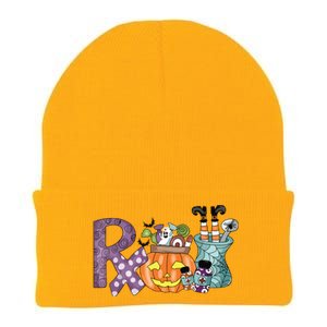 Pharmacy Squad Boo Crew Pharmacist Pharmacy Tech Halloween Knit Cap Winter Beanie