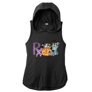 Pharmacy Squad Boo Crew Pharmacist Pharmacy Tech Halloween Ladies PosiCharge Tri-Blend Wicking Draft Hoodie Tank