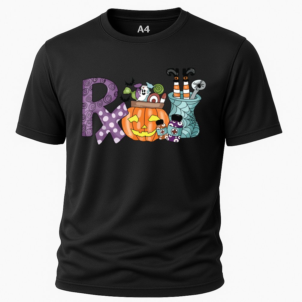 Pharmacy Squad Boo Crew Pharmacist Pharmacy Tech Halloween Cooling Performance Crew T-Shirt