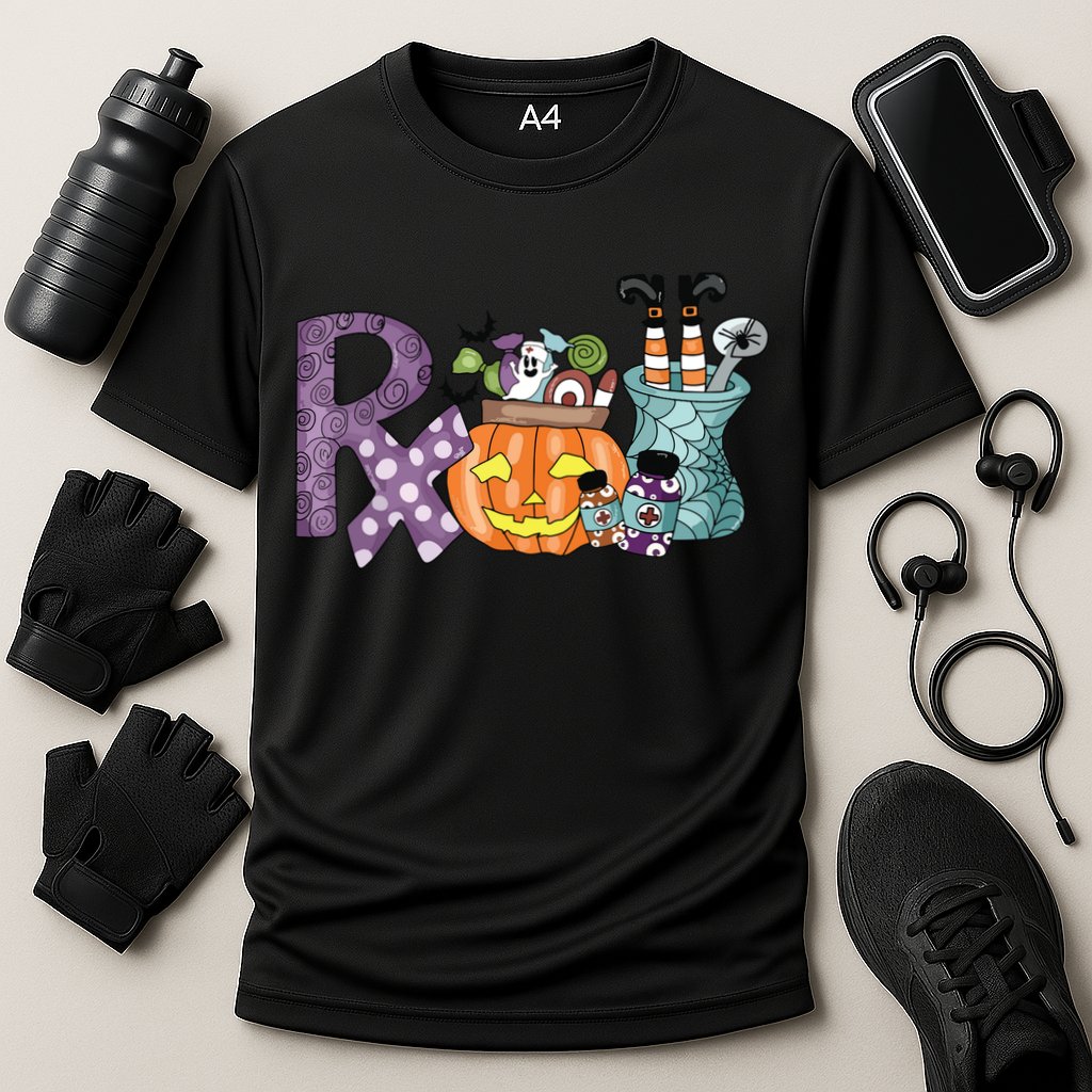 Pharmacy Squad Boo Crew Pharmacist Pharmacy Tech Halloween Cooling Performance Crew T-Shirt