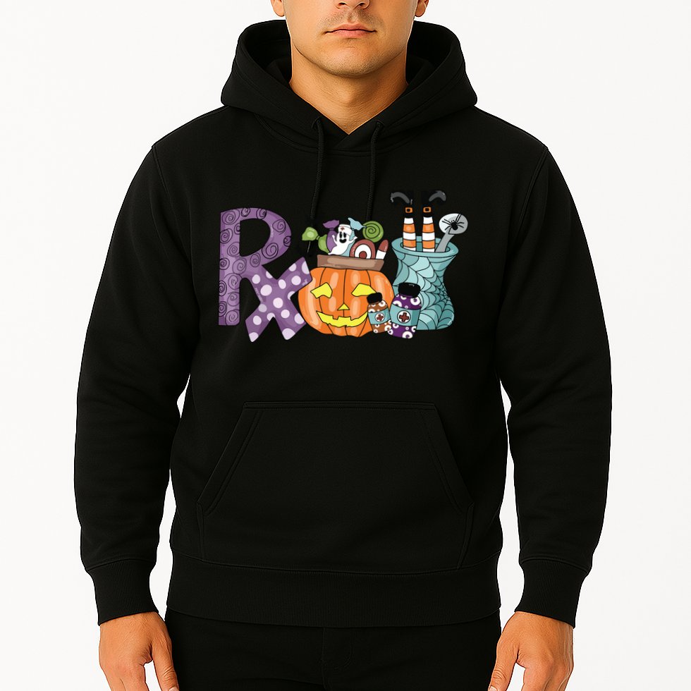 Pharmacy Squad Boo Crew Pharmacist Pharmacy Tech Halloween Hoodie