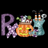 Pharmacy Squad Boo Crew Pharmacist Pharmacy Tech Halloween 16 in Basic Backpack