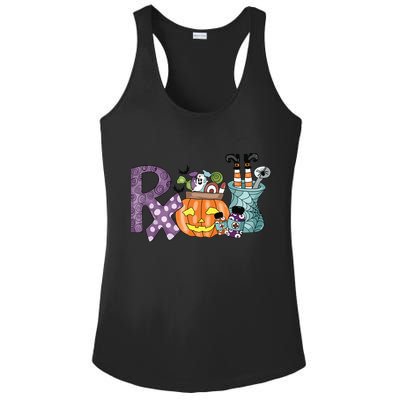 Pharmacy Squad Boo Crew Pharmacist Pharmacy Tech Halloween Ladies PosiCharge Competitor Racerback Tank
